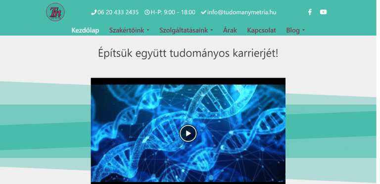 Weboldal referenciák - tudomanymetria.hu III