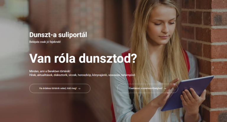 Dunszt - a suliportál